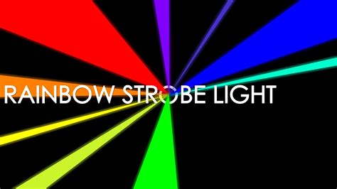 strobe light youtube|rainbow flashing lights video.